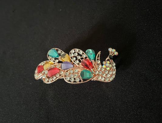 Sparkly Peacock Hair Clip image 0