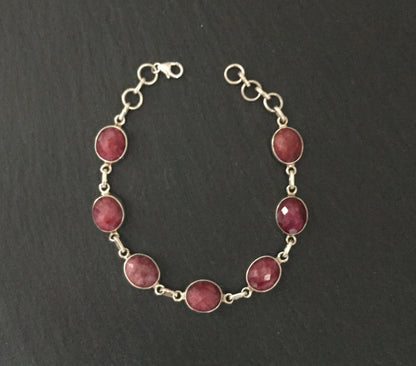 Oval Ruby Bracelet image 0
