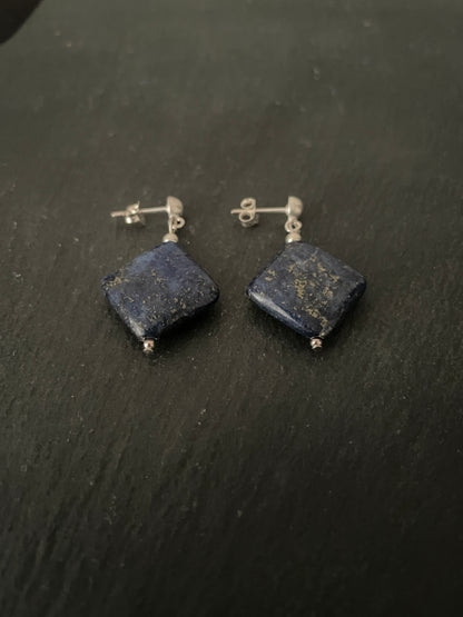Lapis Lazuli Kite Earrings image 1