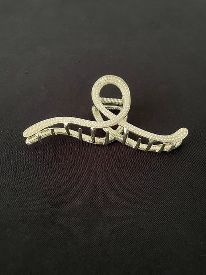 Pearl Bead Claw Hair Clip image 1
