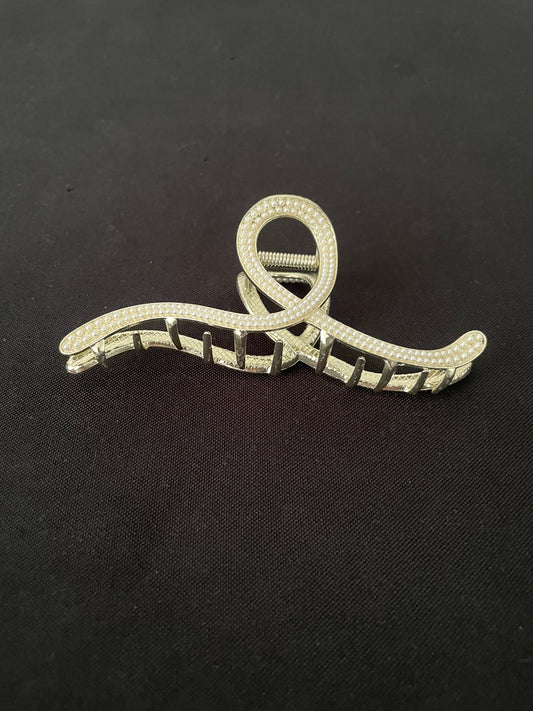 Pearl Bead Claw Hair Clip image 1