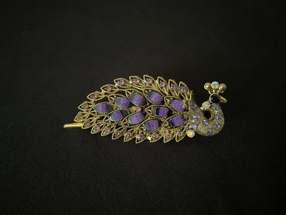 Peacock Hair Clip image 4