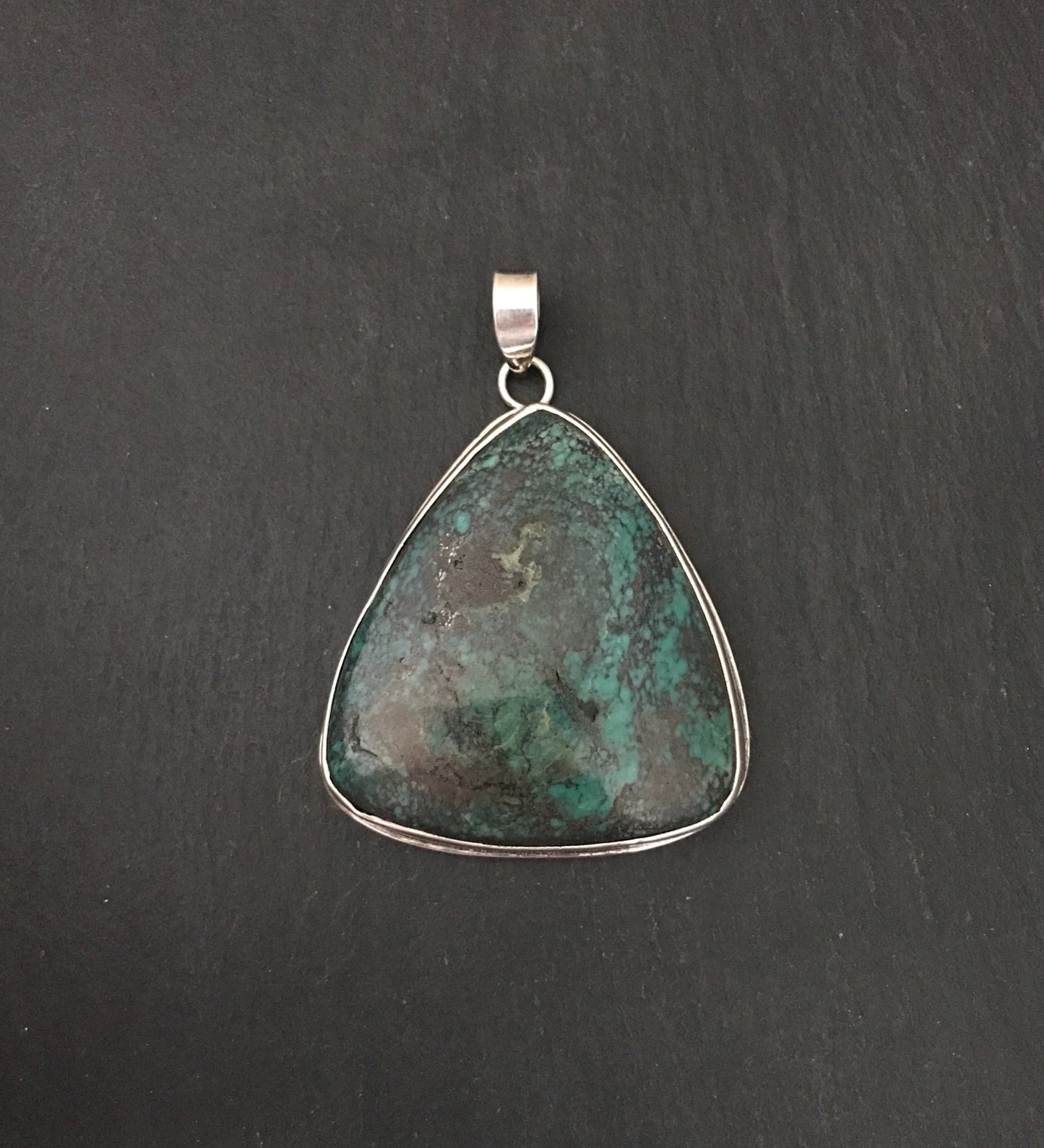 Turquoise Triangle Pendant image 0