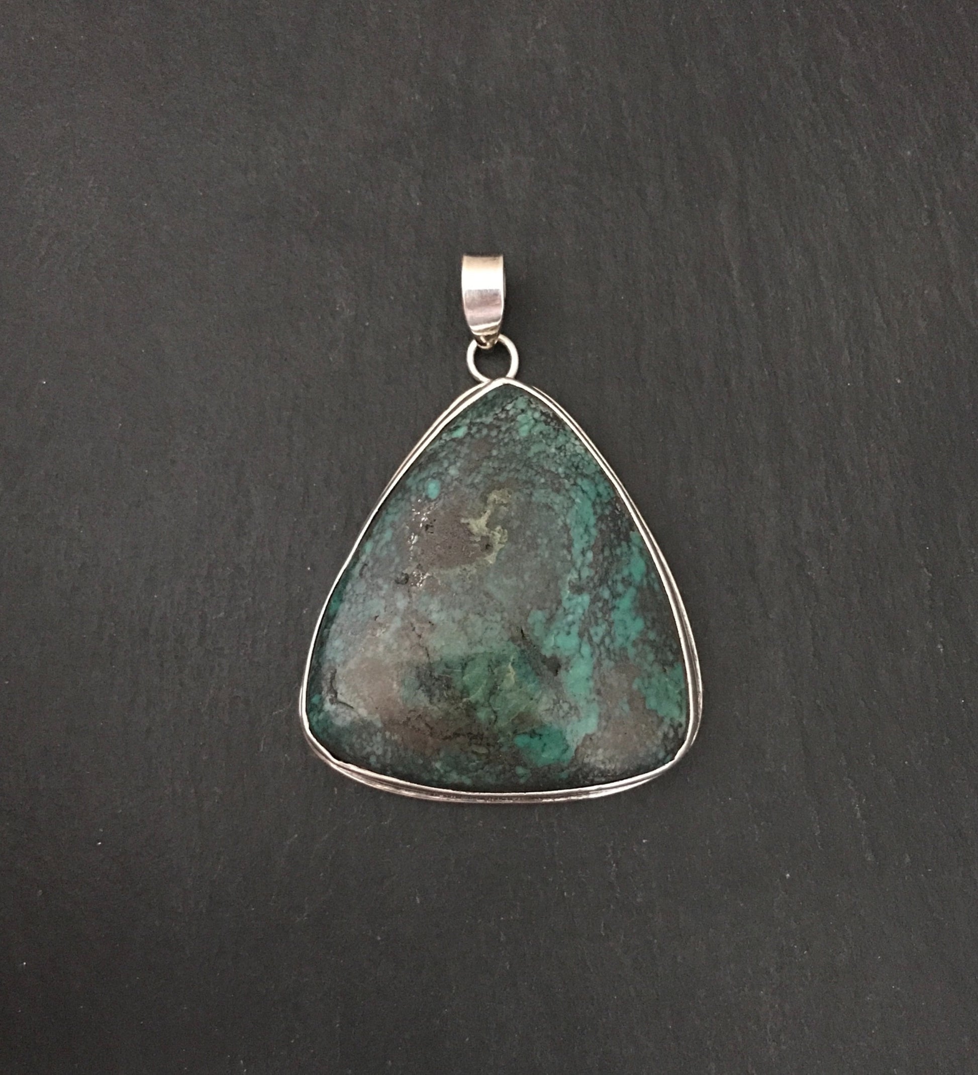 Turquoise Triangle Pendant image 0