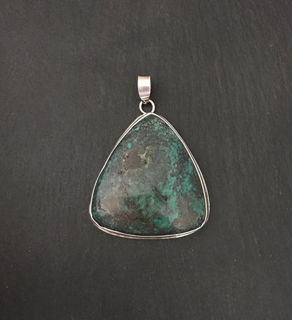 Turquoise Triangle Pendant image 0