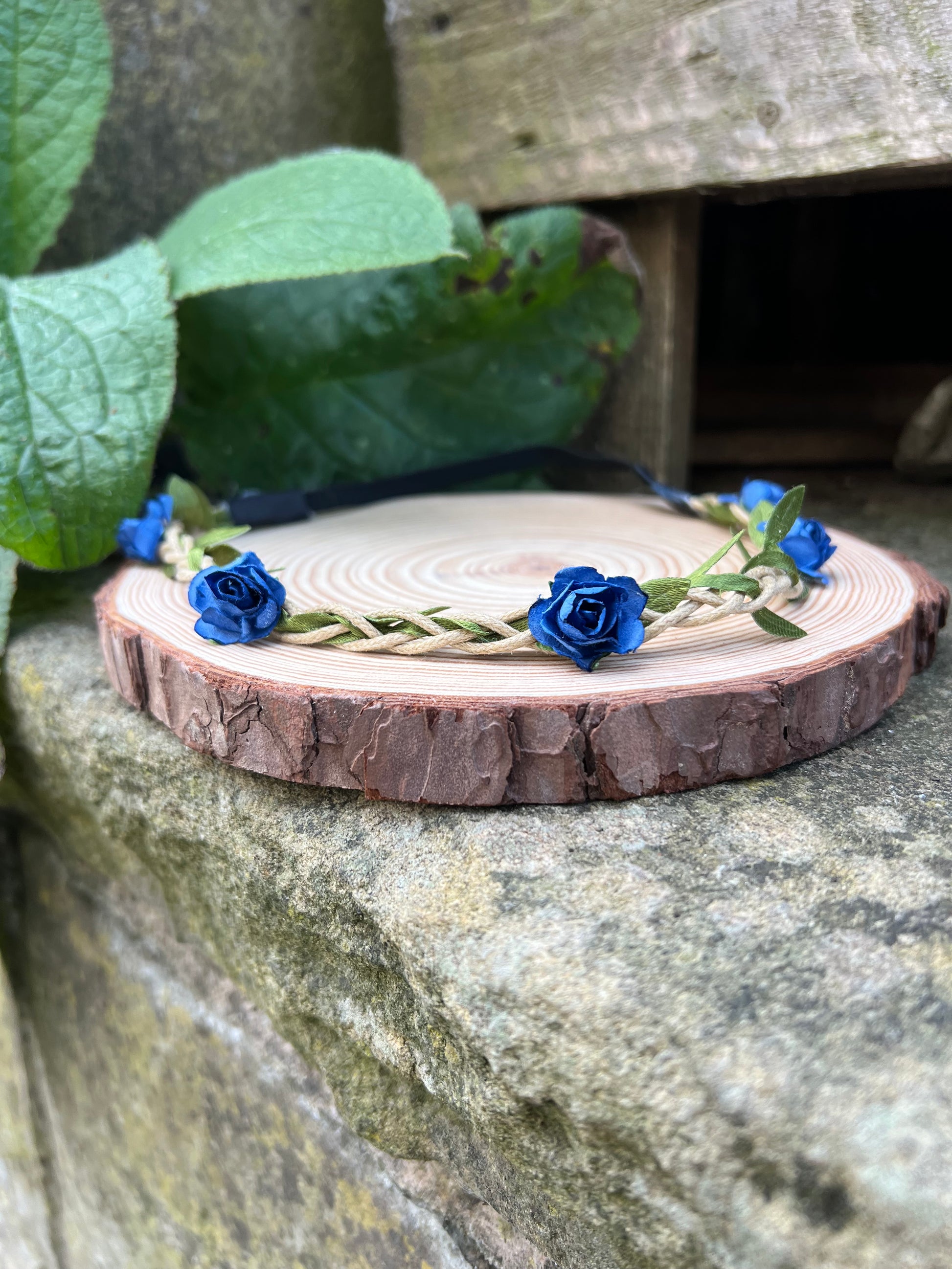Blue Flower Headband image 0