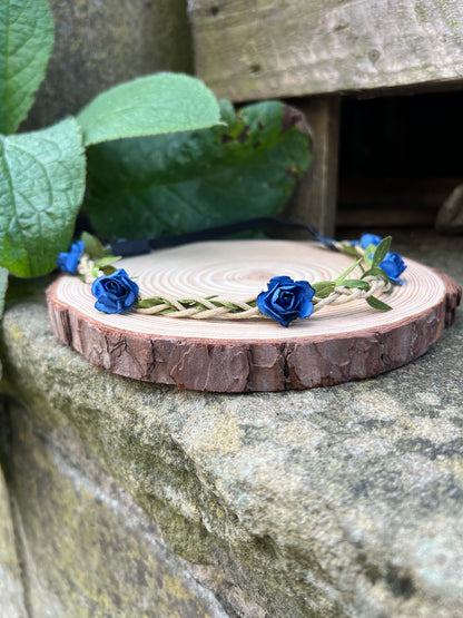 Blue Flower Headband image 0