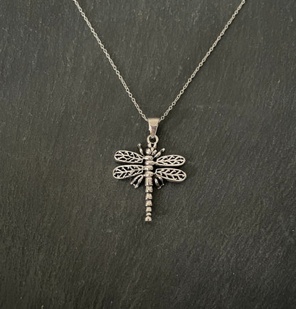 Silver Dragonfly Pendant image 0