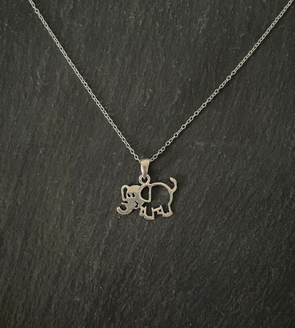 Silver Elephant Pendant image 0