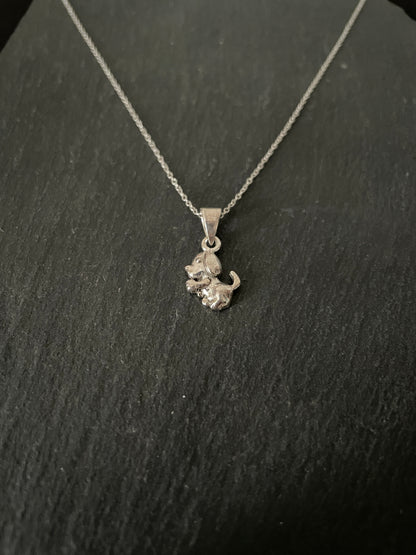 Silver Puppy Pendant image 1
