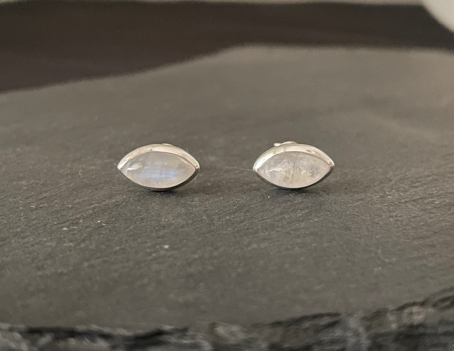 Moonstone Kite Stud Earrings image 0