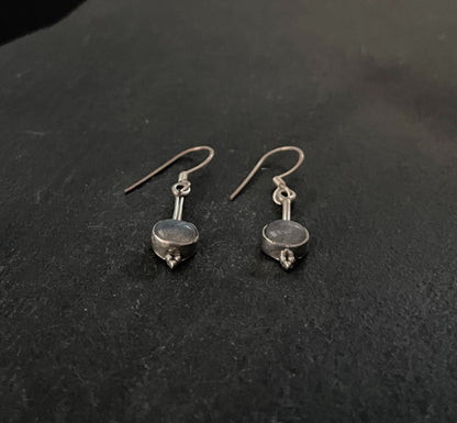 Labradorite Oval Earrings image 1