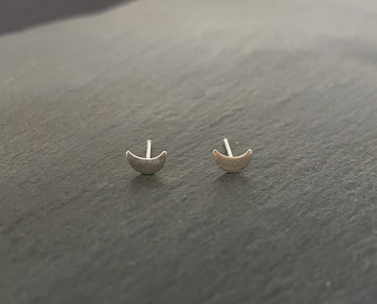 Silver Moon Studs image 0