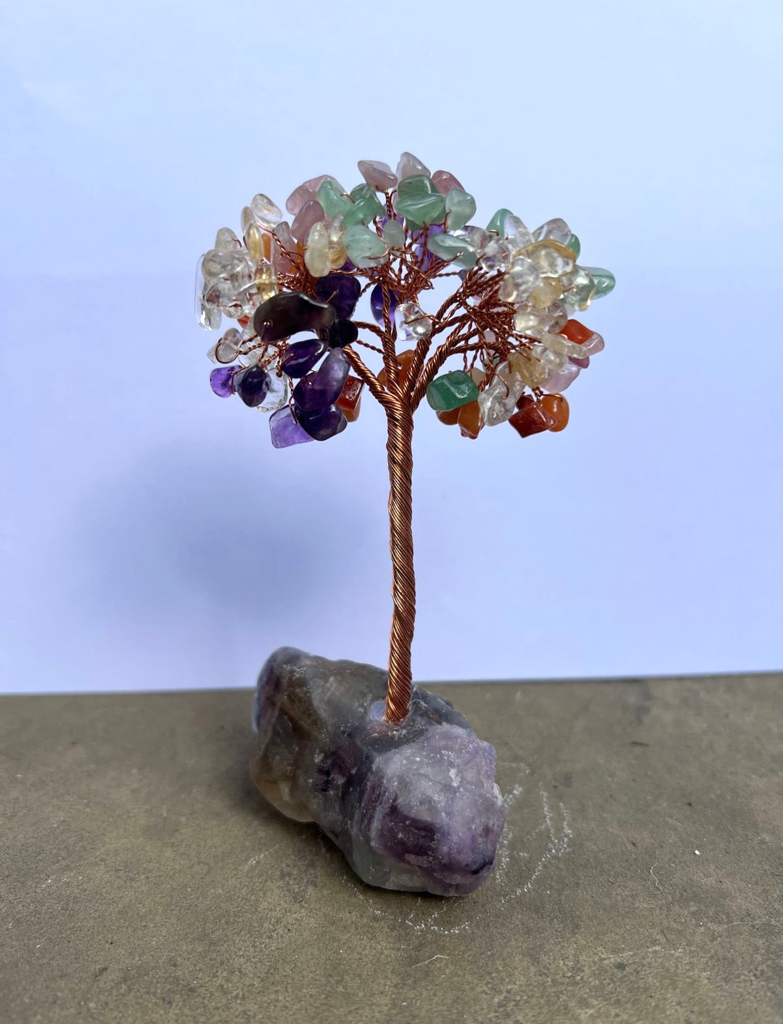 Gemstone Trees on Fluorite Base image 3