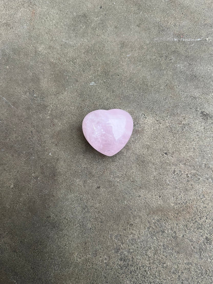 Rose Quartz Bubble Heart image 1