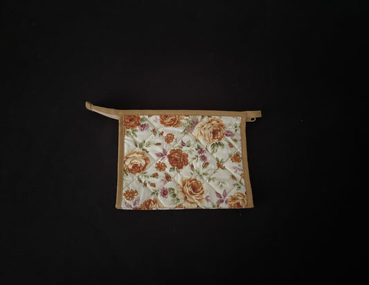 Brown and Cream Wash Bag image 0