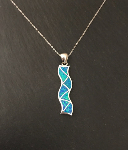 Synthetic Opal Pendant image 0