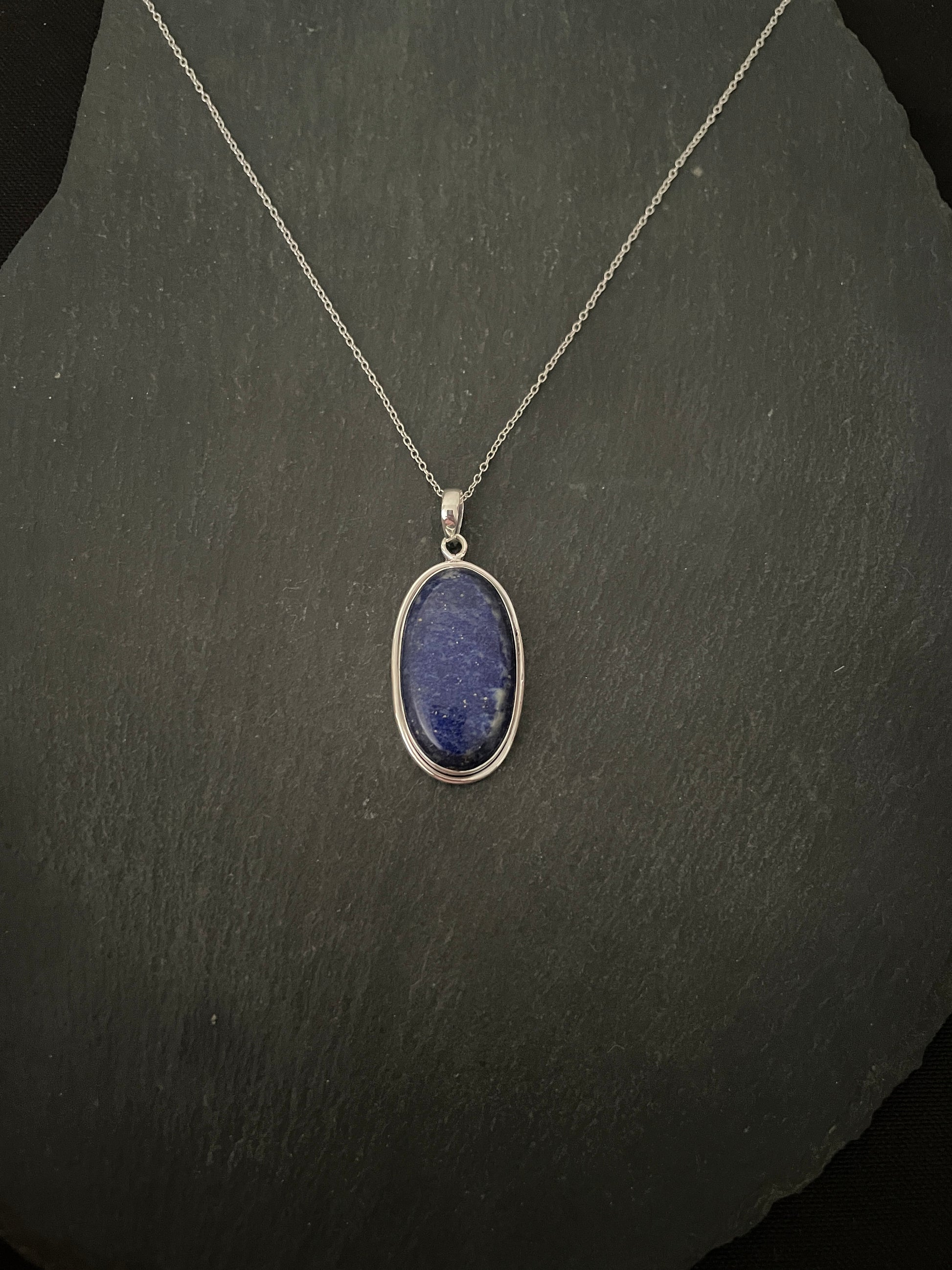 Lapis Lazuli Oval Pendant image 0