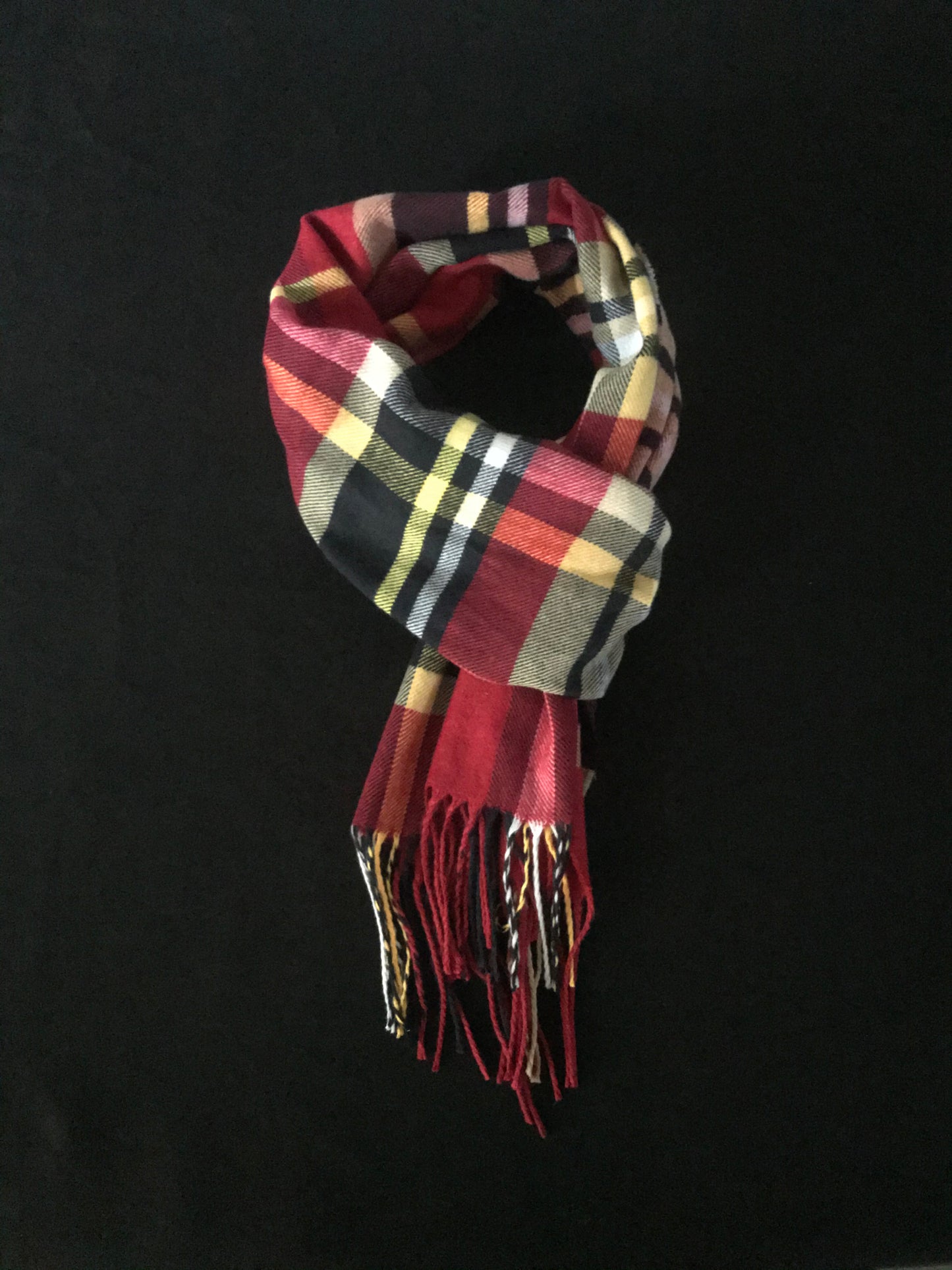 Red Checked Scarf image 0