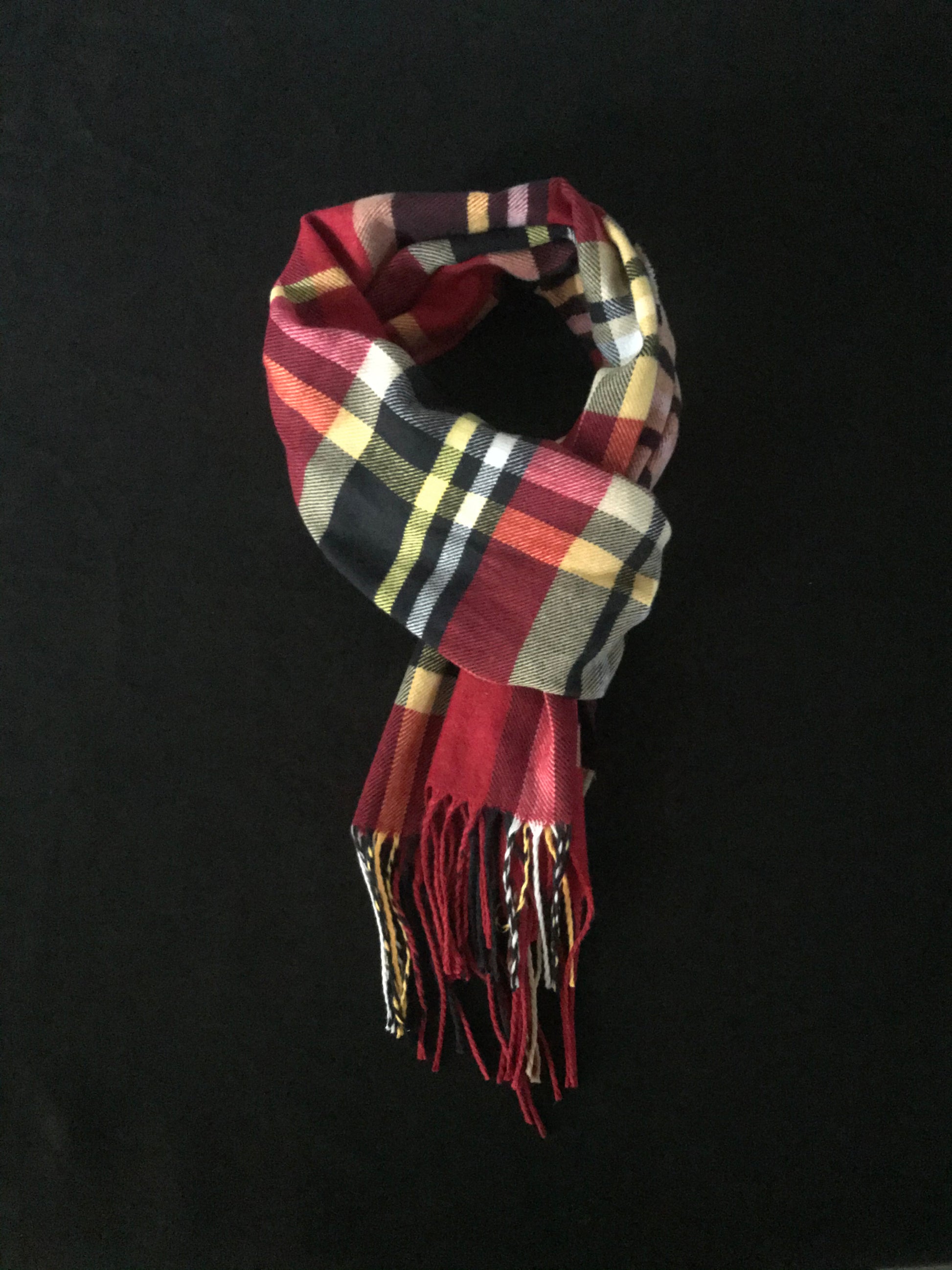 Red Checked Scarf image 0