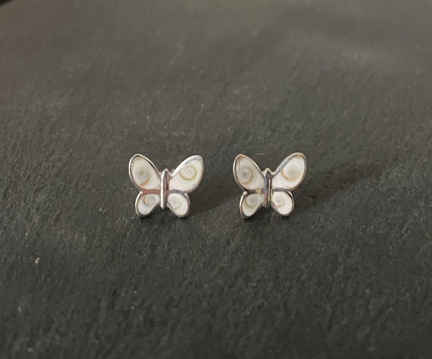 Shiva Shell Butterfly Stud Earrings image 0