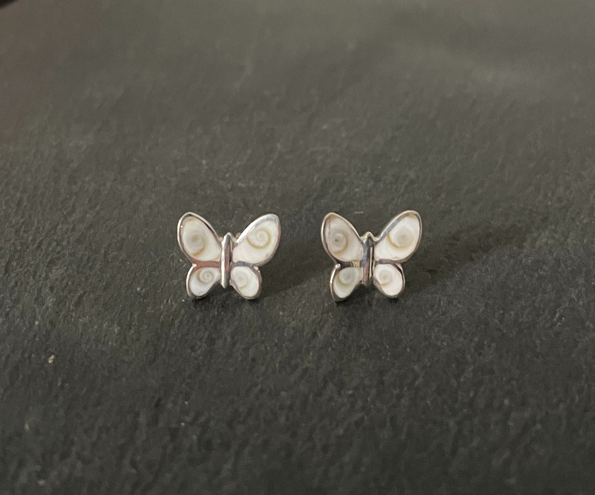 Shiva Shell Butterfly Stud Earrings image 0