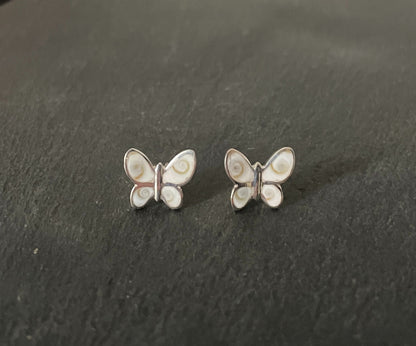 Shiva Shell Butterfly Stud Earrings image 0