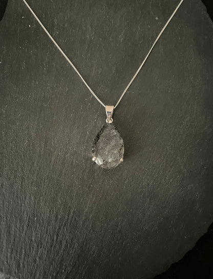 Rutile Quartz Teardrop Pendant image 0