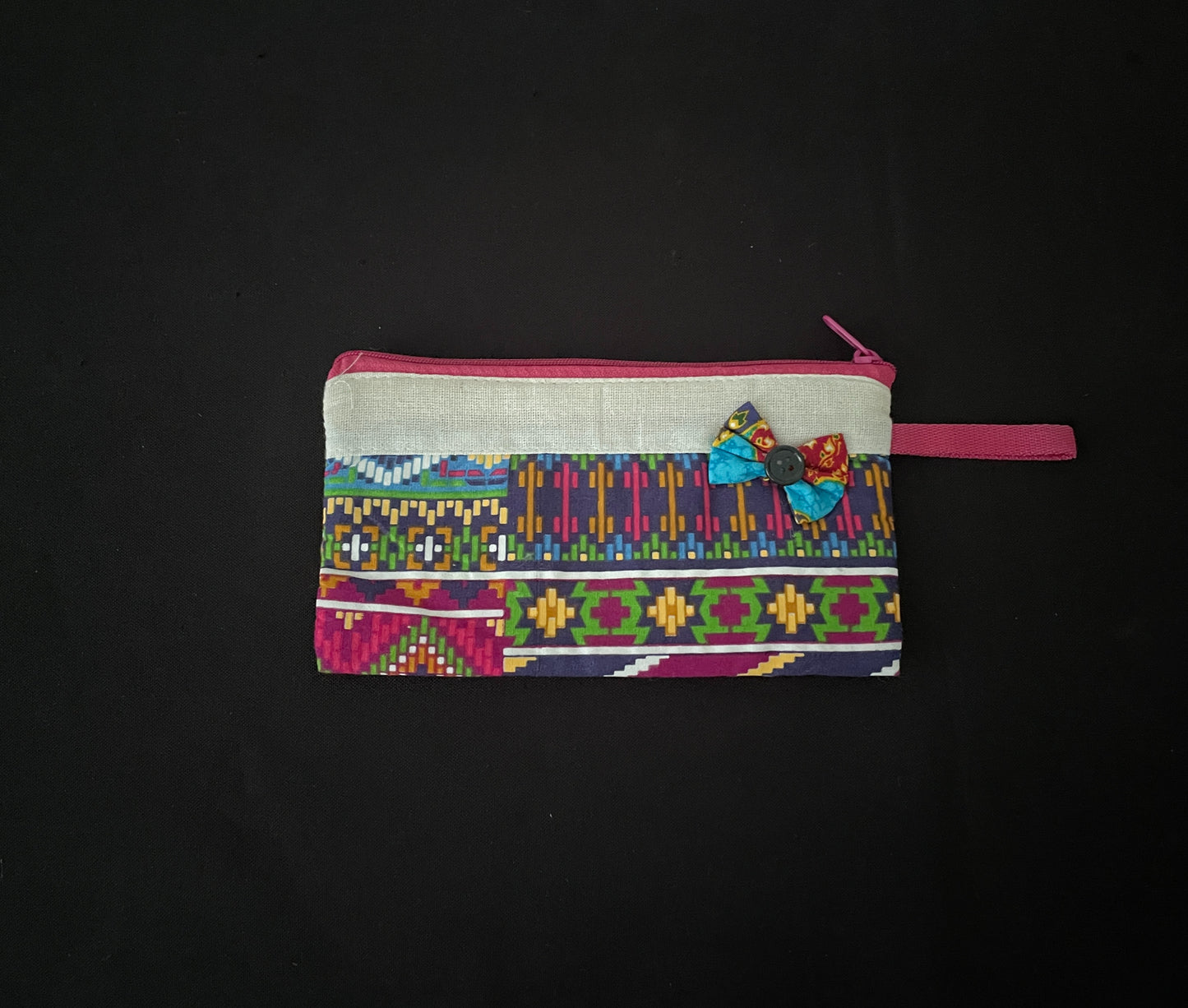 Multi Colour Pattern Purse image 1