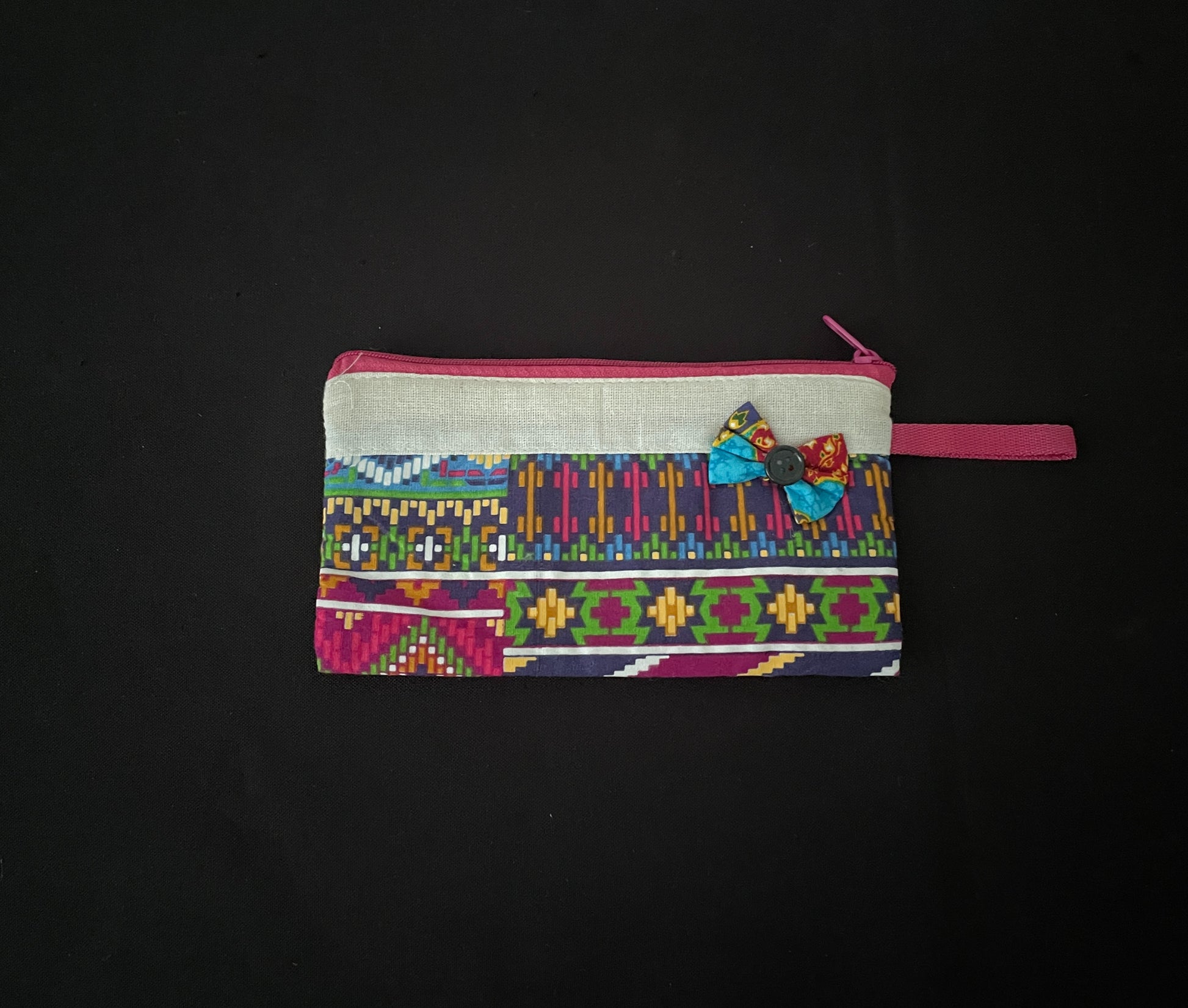Multi Colour Pattern Purse image 1