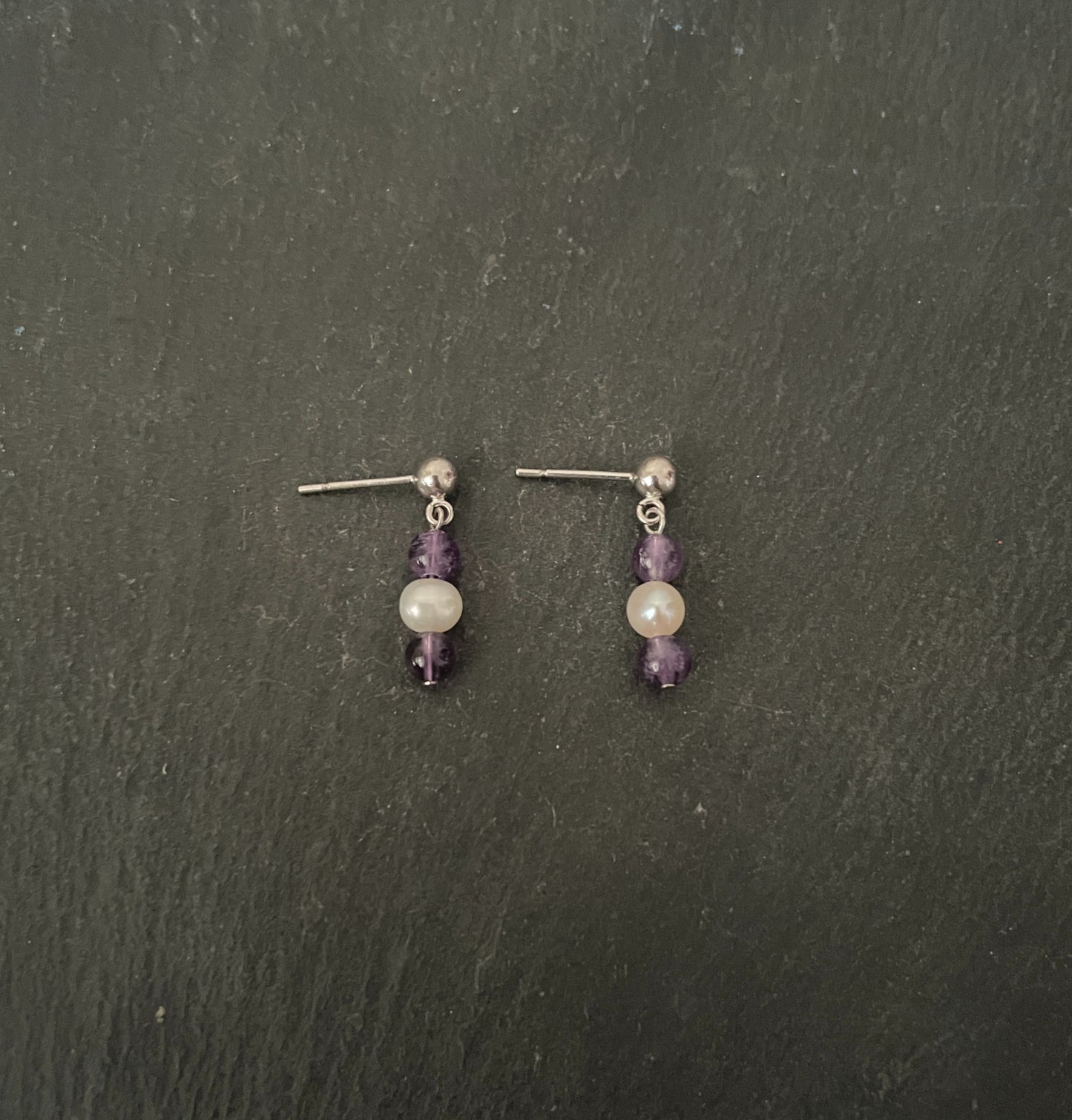 Pearl and Gemstone Earrings image 3