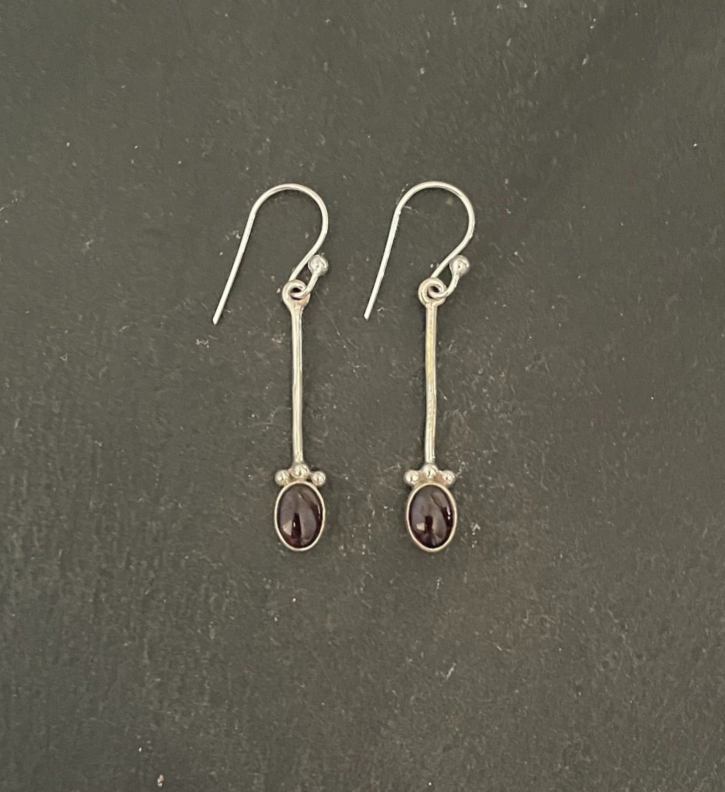 Garnet Drop Earrings image 0