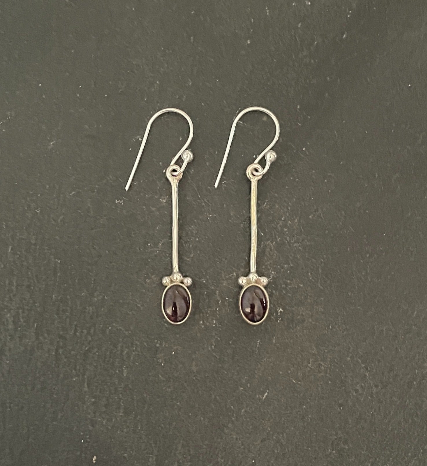 Garnet Drop Earrings image 0
