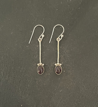 Garnet Drop Earrings image 0
