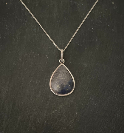 Lapis Lazuli Teardrop Pendant image 0