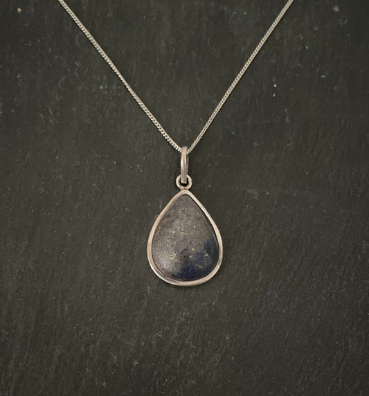 Lapis Lazuli Teardrop Pendant image 0