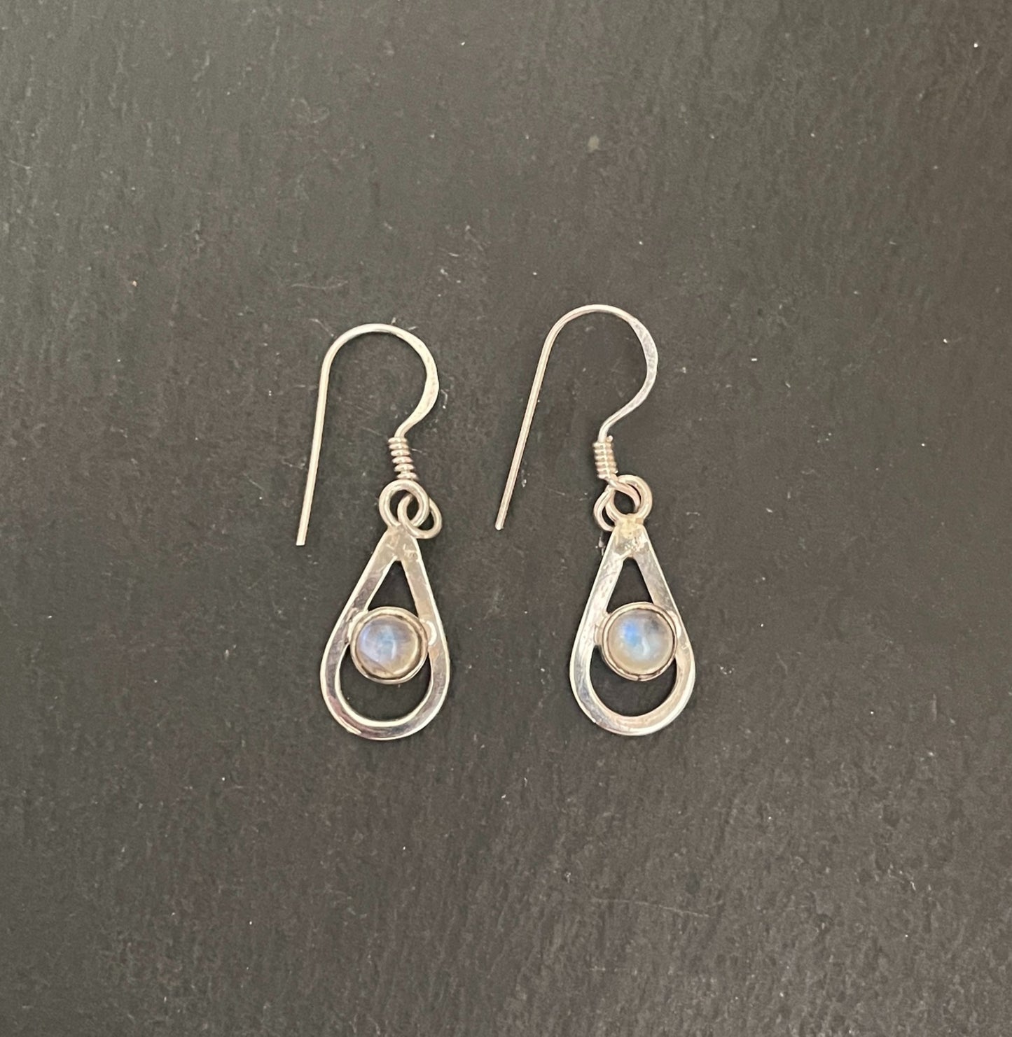 Moonstone Teardrop Earrings image 0