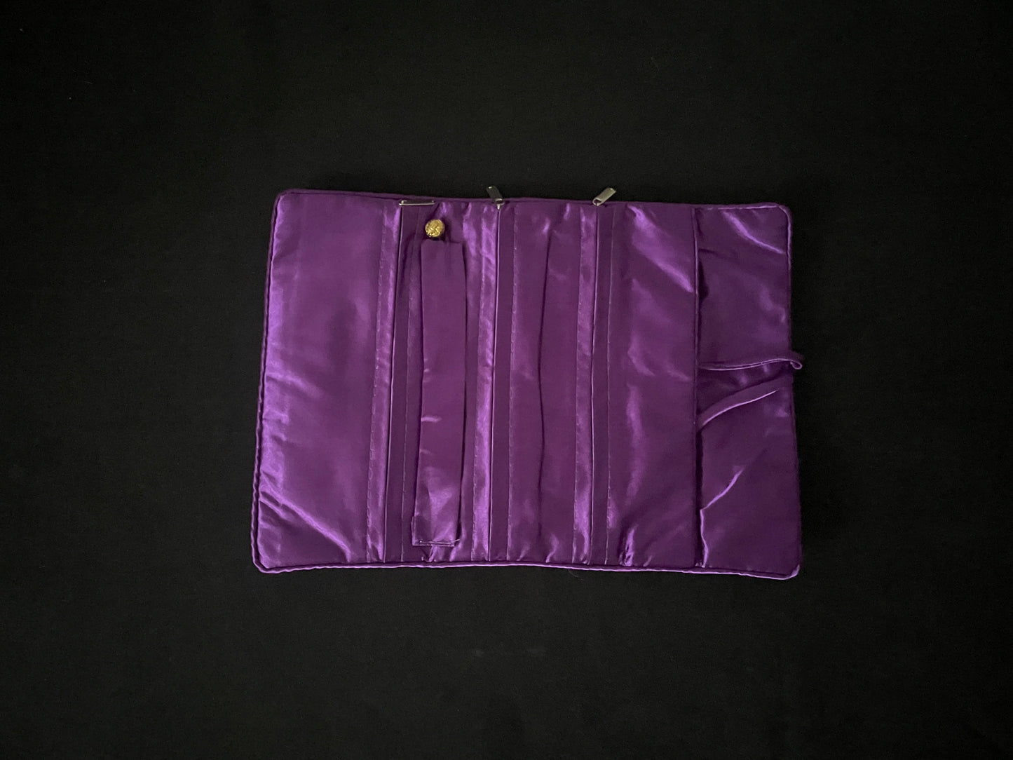 Dark Purple Flower Jewellery Wrap image 3