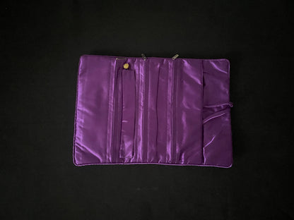 Dark Purple Flower Jewellery Wrap image 3