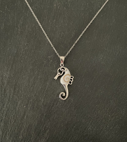 Shiva Shell Seahorse Pendant image 0