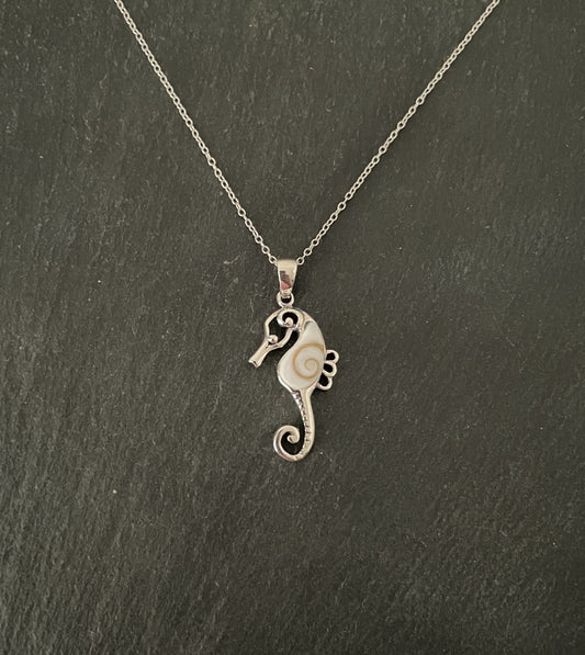 Shiva Shell Seahorse Pendant image 0