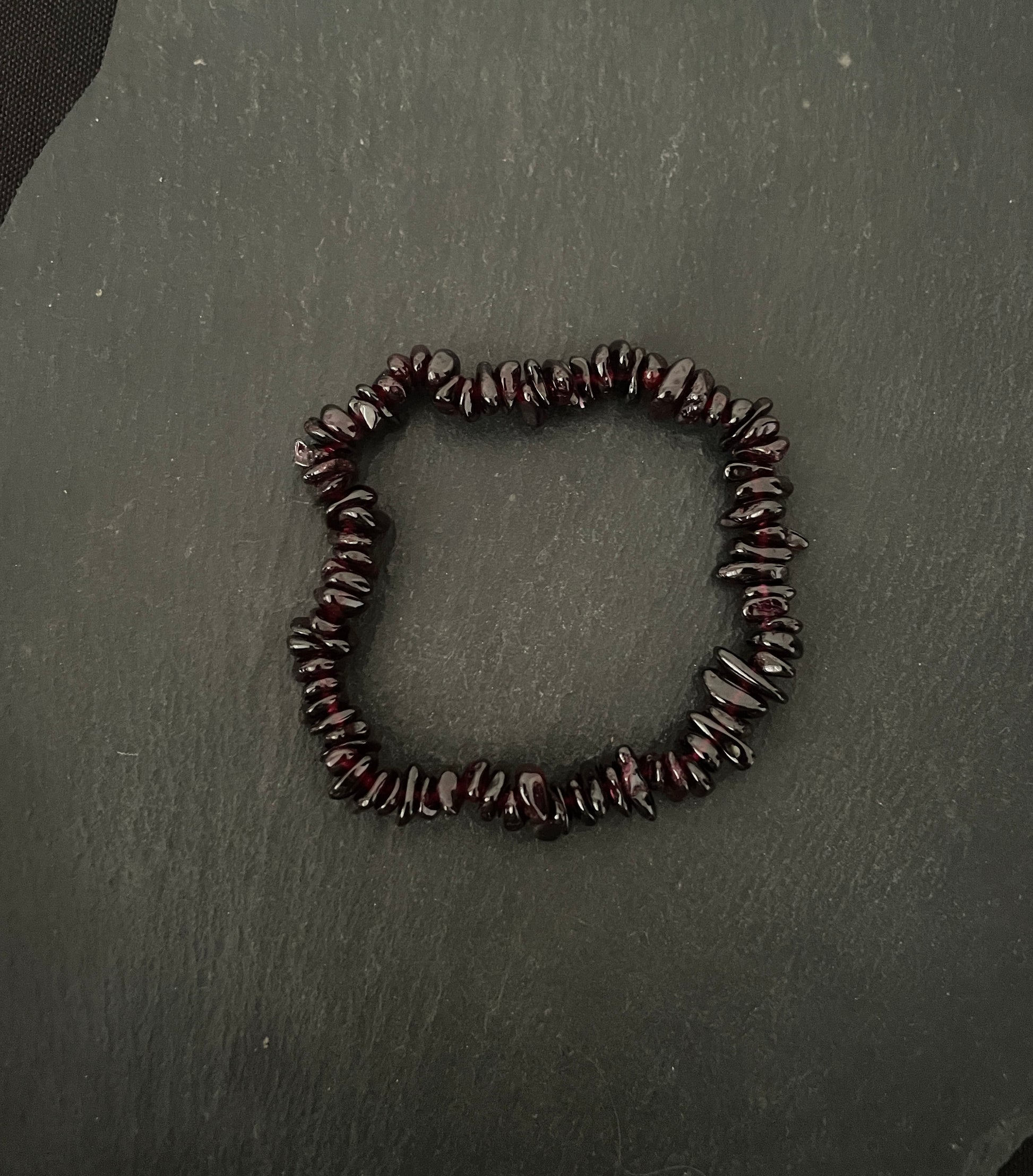 Garnet Chip Bracelet image 1