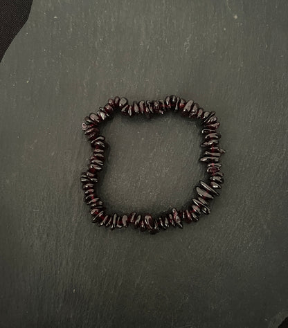 Garnet Chip Bracelet image 1