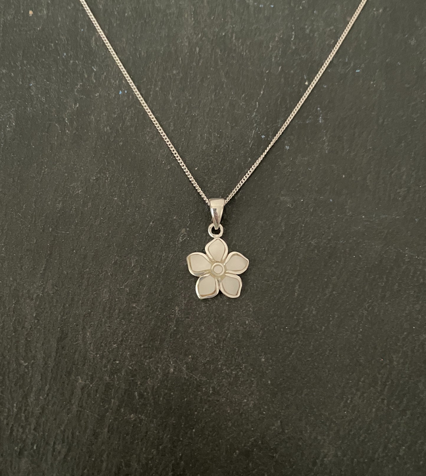 Mother of Pearl Flower Pendant image 0