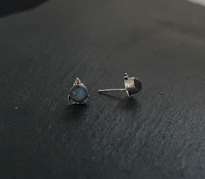 Labradorite Stud Earrings image 1