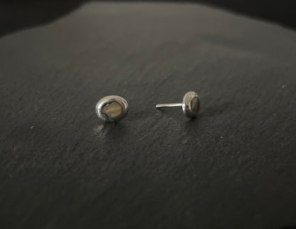 Paua Shell Oval Studs image 1
