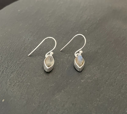 Labradorite and Silver Earrings image 1
