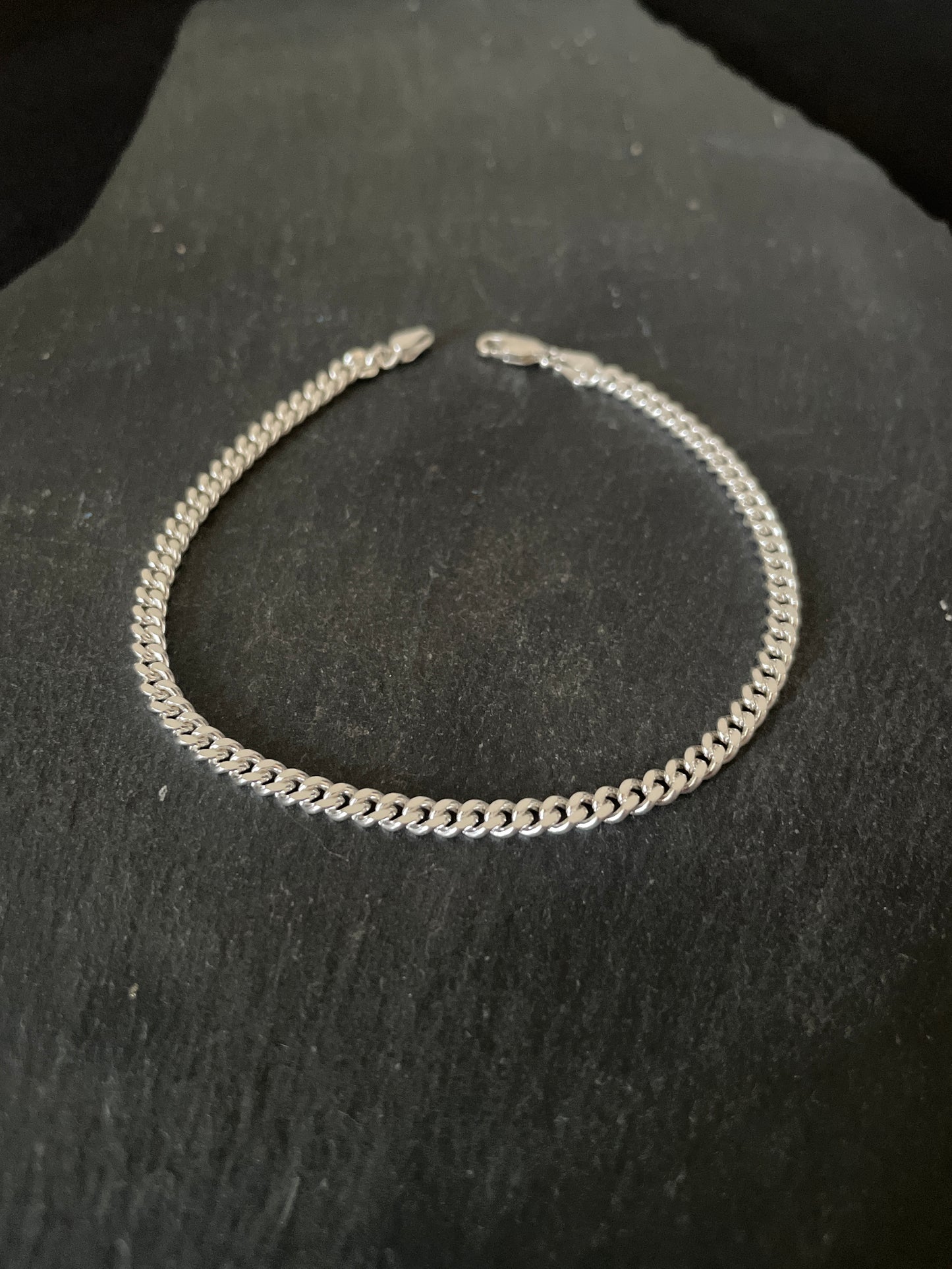 Sterling Silver Curb Chain Bracelet image 0
