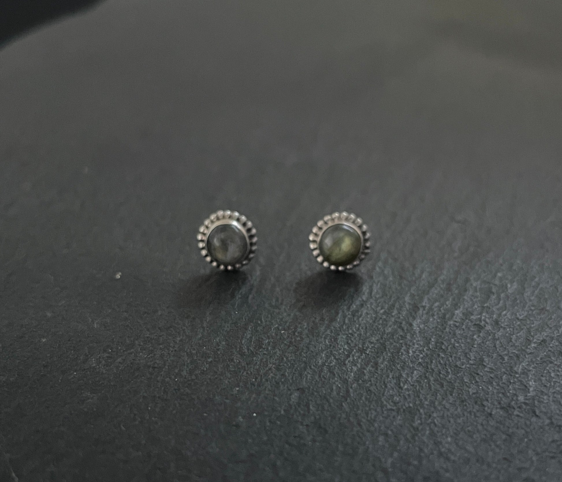 Labradorite Stud Earrings image 0