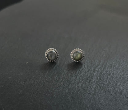 Labradorite Stud Earrings image 0